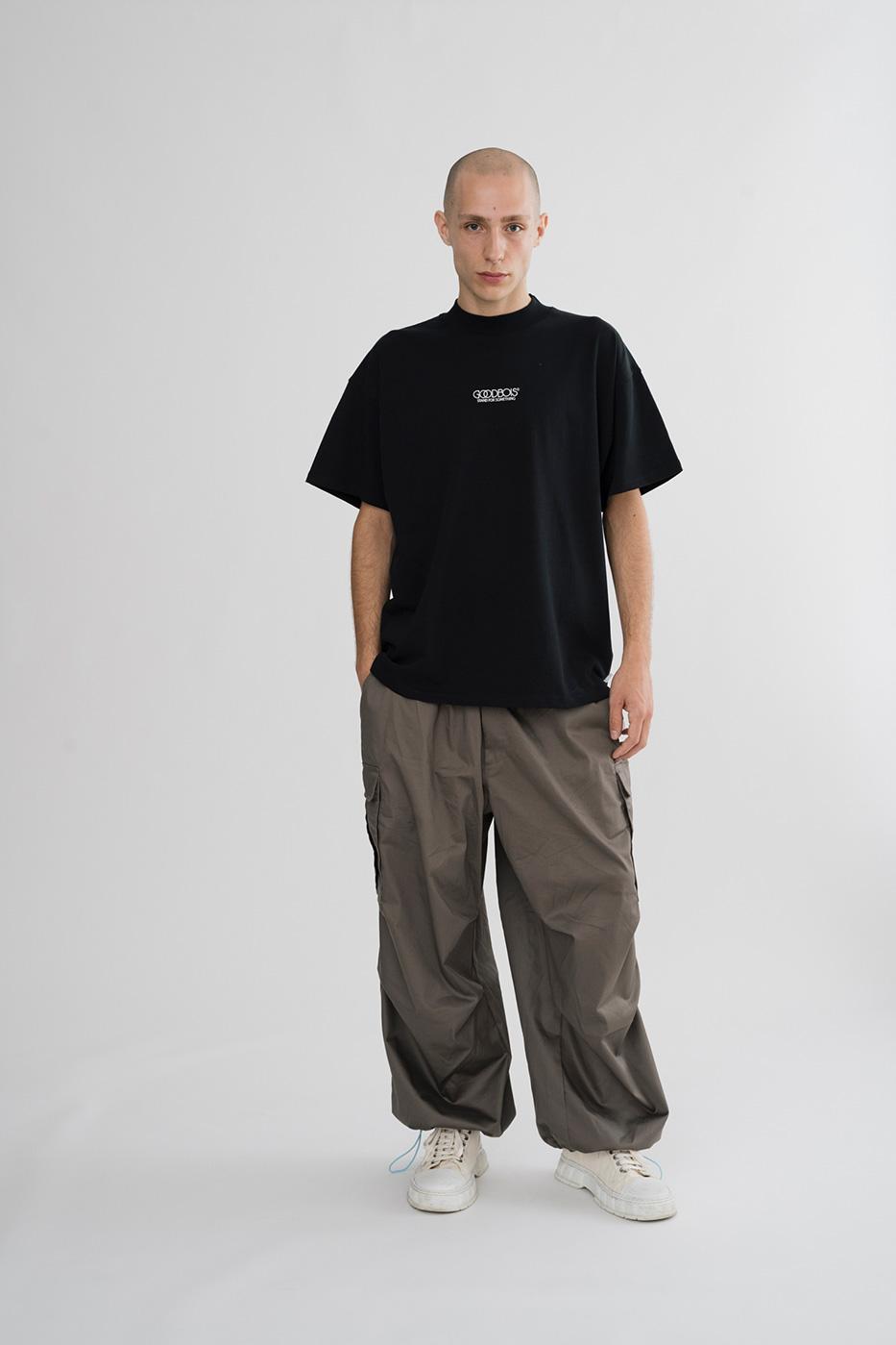 OG CORE MOCKNECK T-SHIRT OVERSIZE BLACK