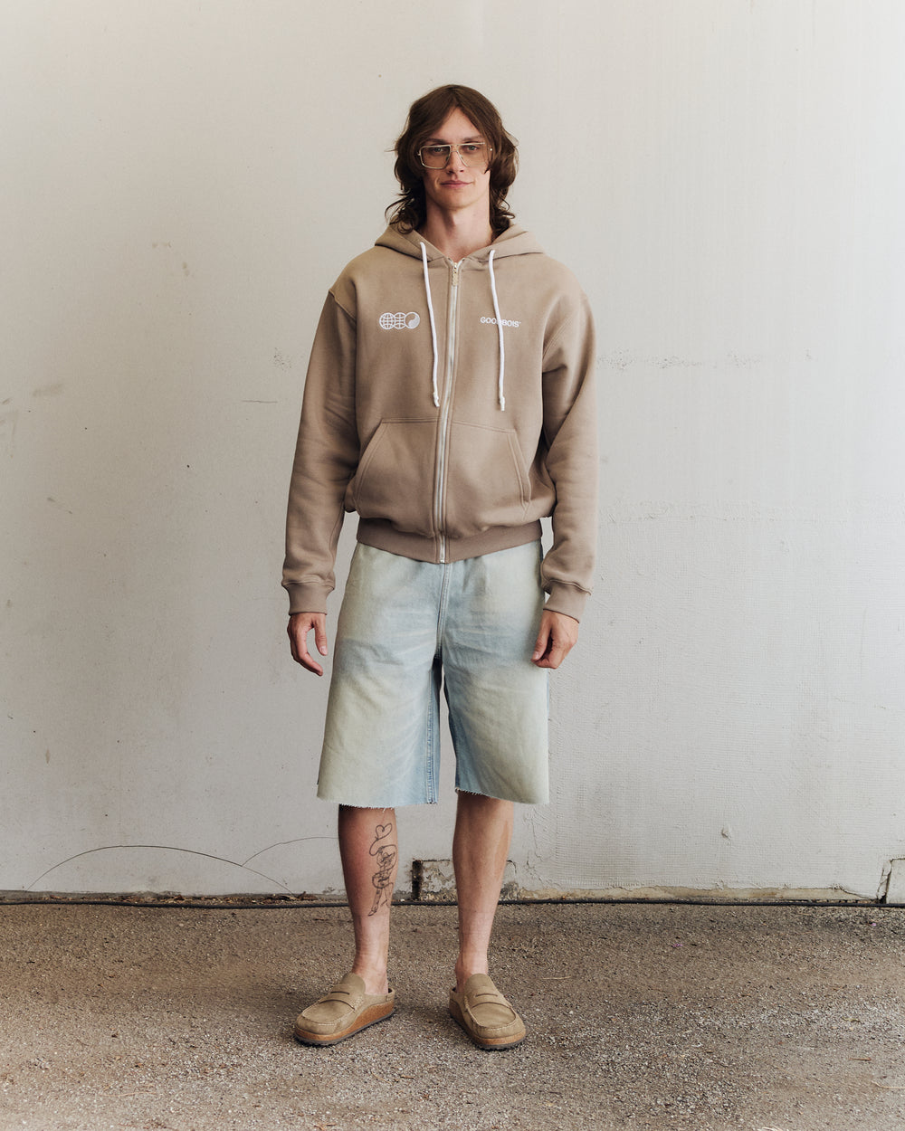 ZEN ZIP HOODY CLAY