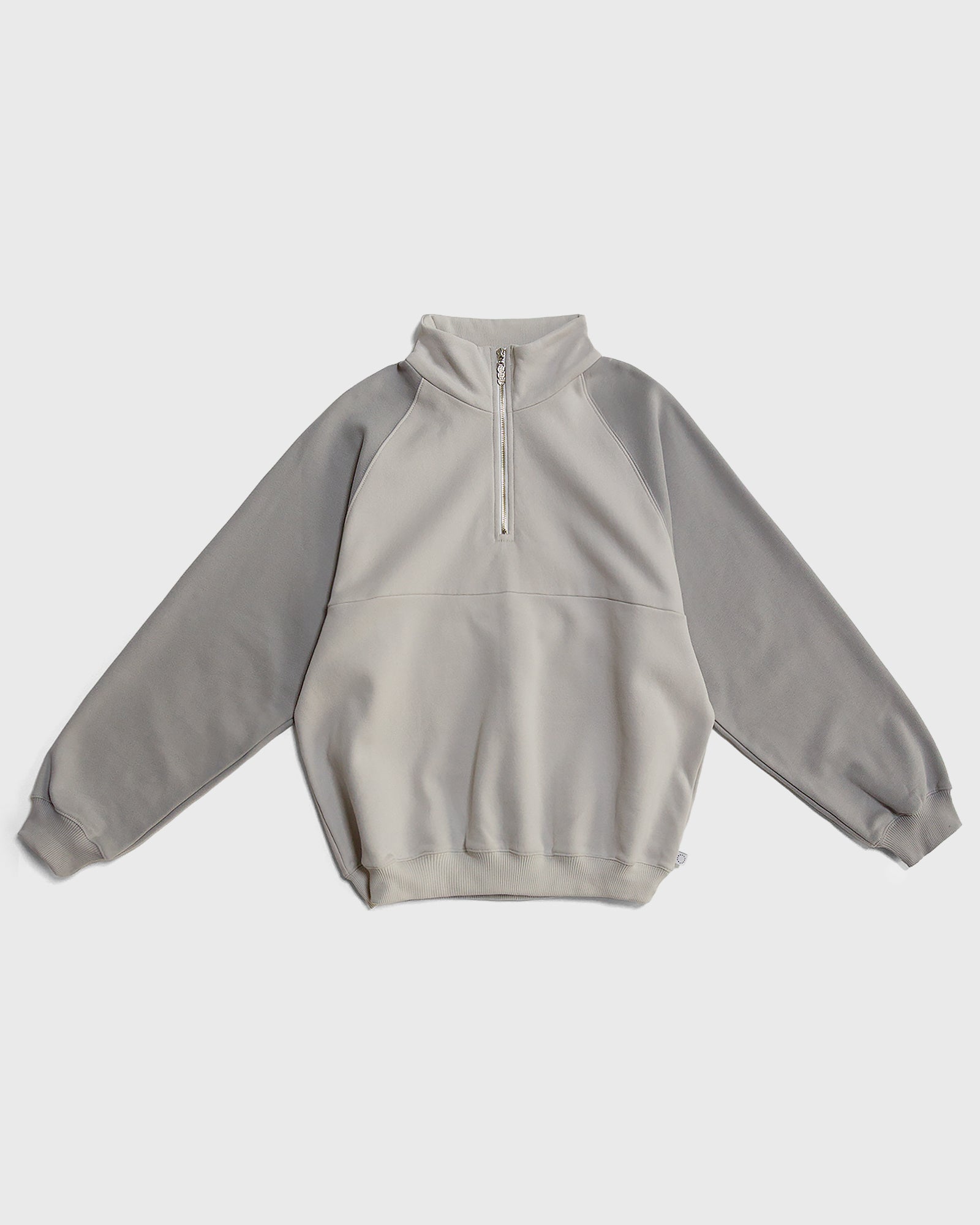 OG CORE BLOCK HALFZIP GREY – GOODBOIS