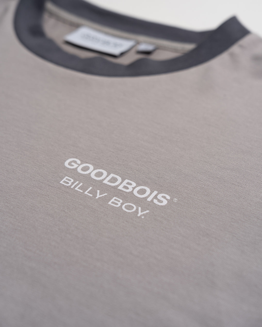 BOYFRIEND FITTED T-SHIRT GREY