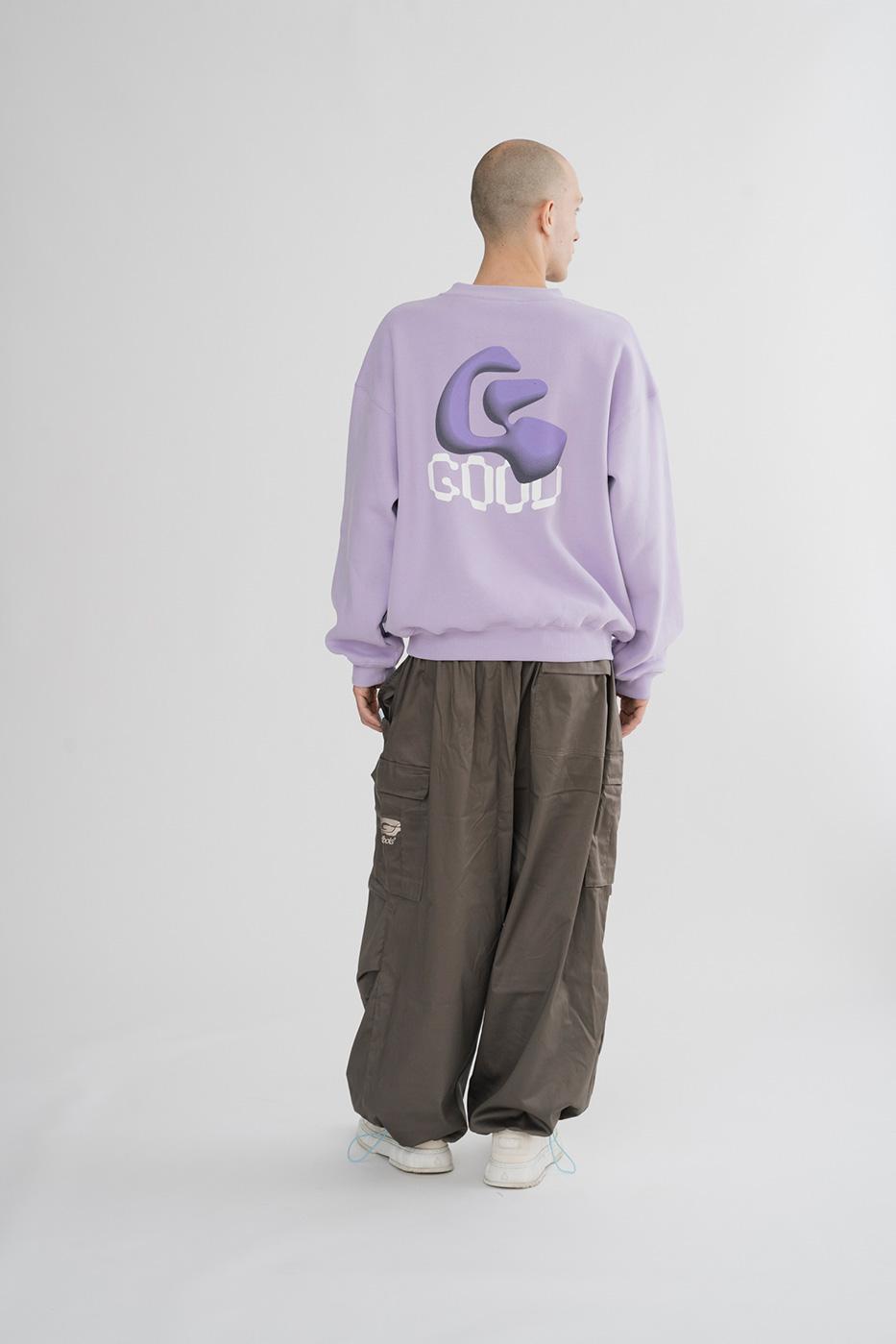 SATELLITE CREWNECK LILAC