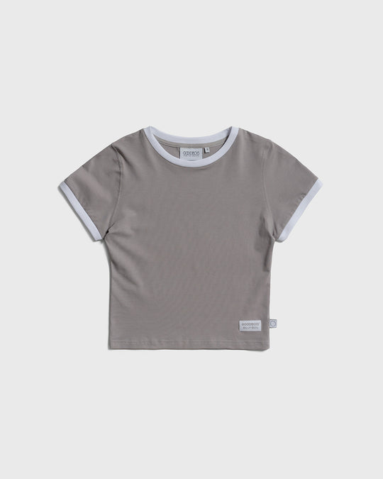 GIRLFRIEND BABY T-SHIRT GREY