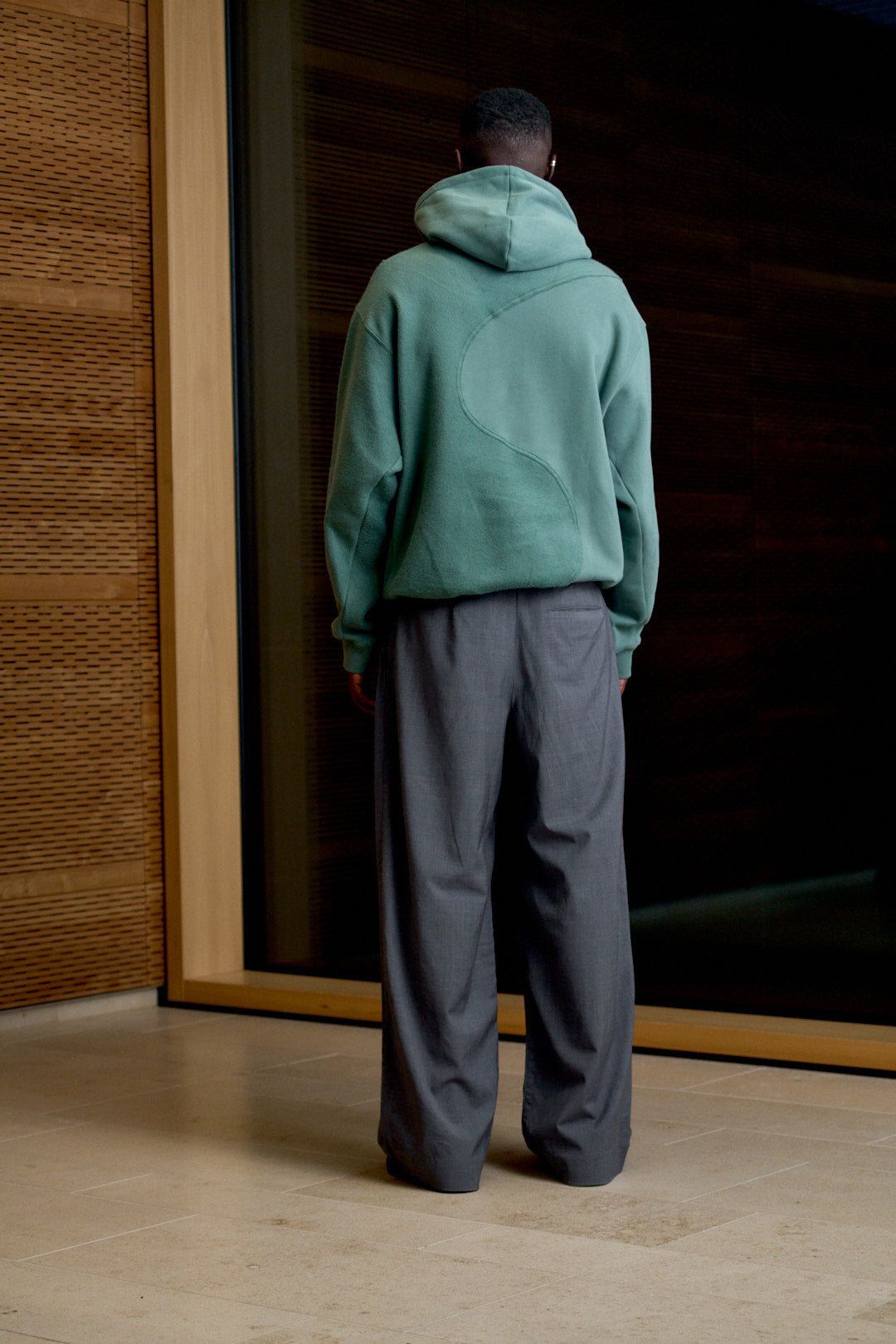 YIN YANG HOODY TECHGREEN