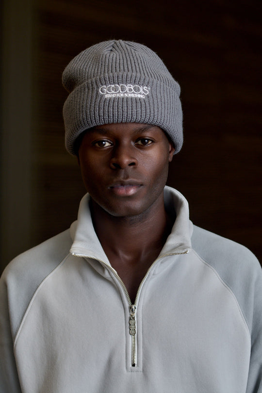 OG CORE KNIT BEANIE GREY
