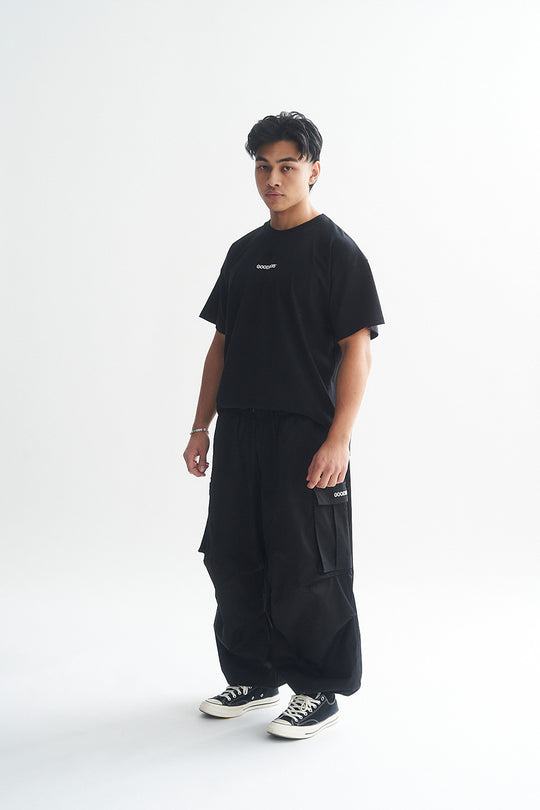 TIMELESS PARACHUTE PANTS BLACK