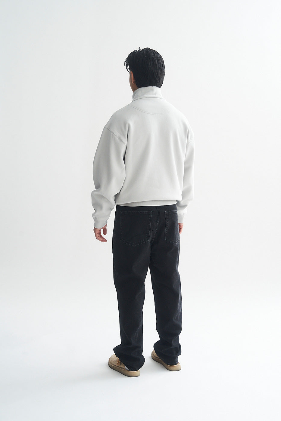 OG CORE HALFZIP LIGHT GREY