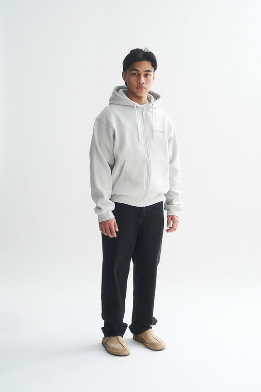 MARIA COMMUNITY ZIP HOODY LIGHT GREY