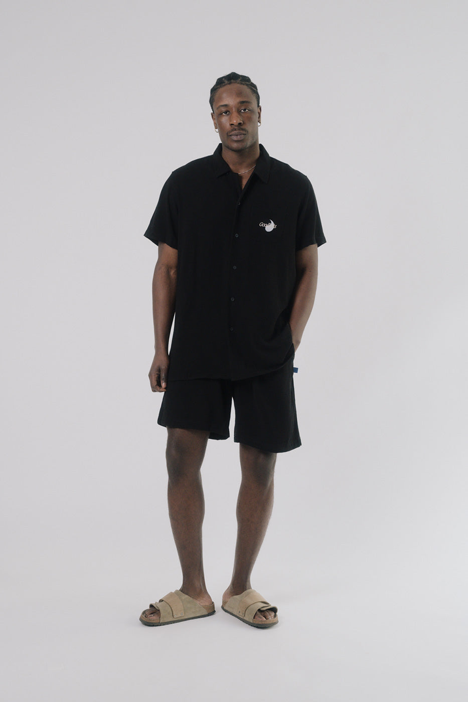 YINYANG BEACHSHORTS BLK