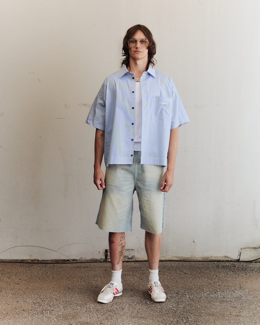 WALLSTREET BUTTON SHIRT LIGHT BLUE