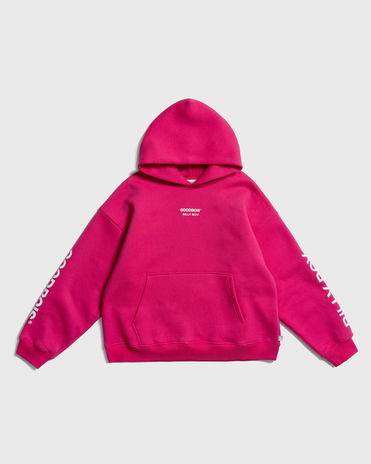 NO LOVE HOODY PINK