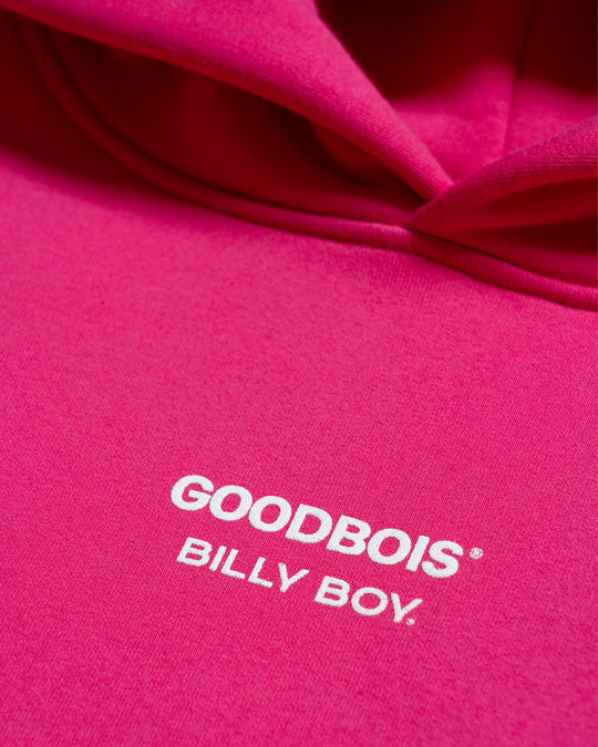 NO LOVE HOODY PINK