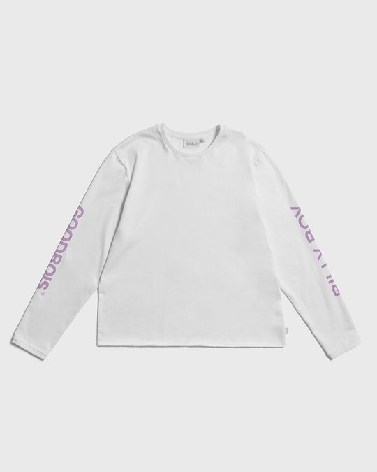 NO LOVE LONGSLEEVE WHITE