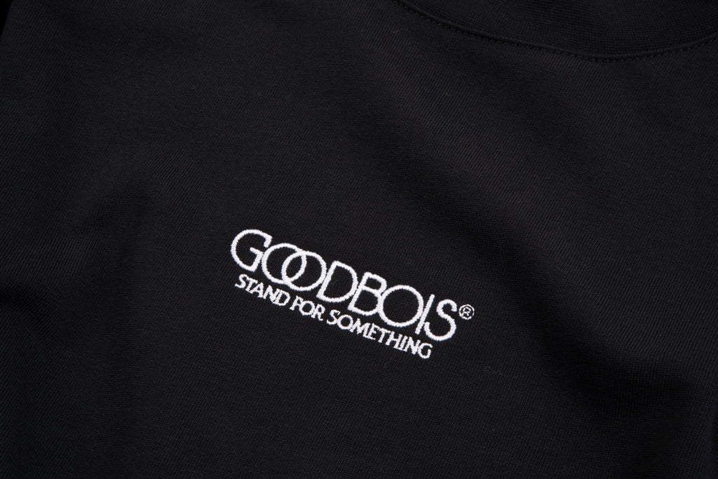 OG CORE MOCKNECK T-SHIRT OVERSIZE BLACK
