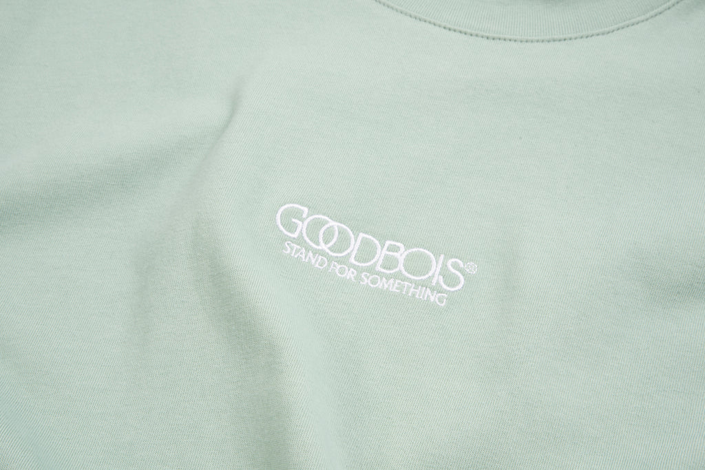OG CORE MOCKNECK T-SHIRT OVERSIZE JADE
