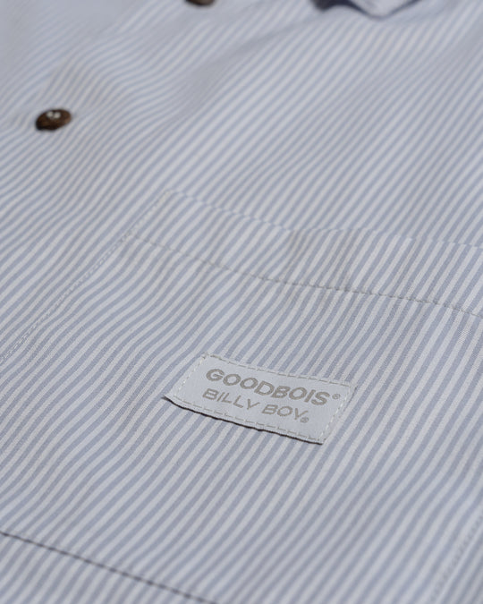 RIZZ BUTTON SHIRT GREY