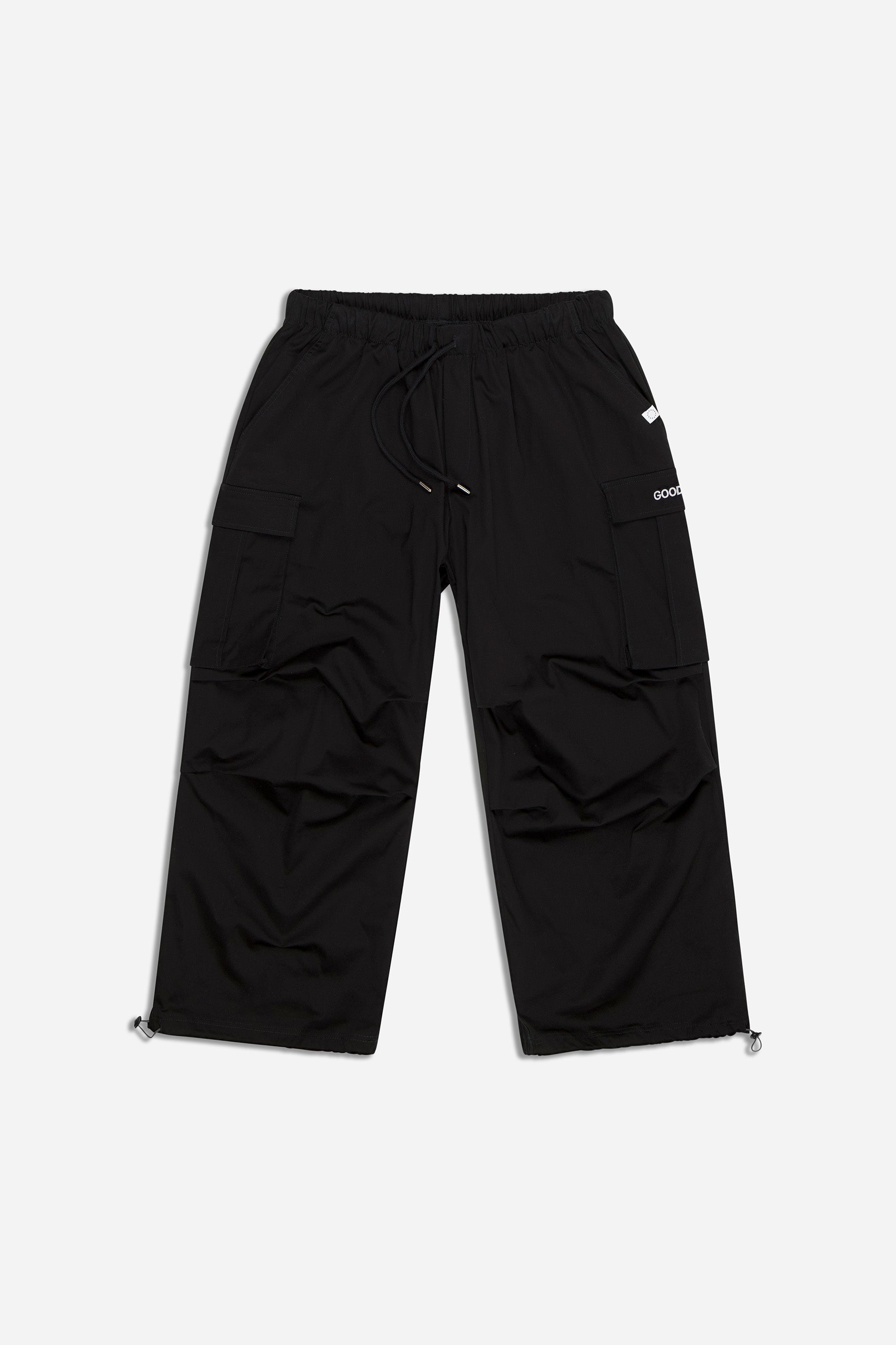 TIMELESS PARACHUTE PANTS BLACK – GOODBOIS