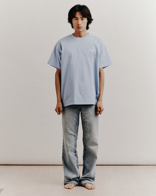 BOYFRIEND T-SHIRT LIGHT BLUE