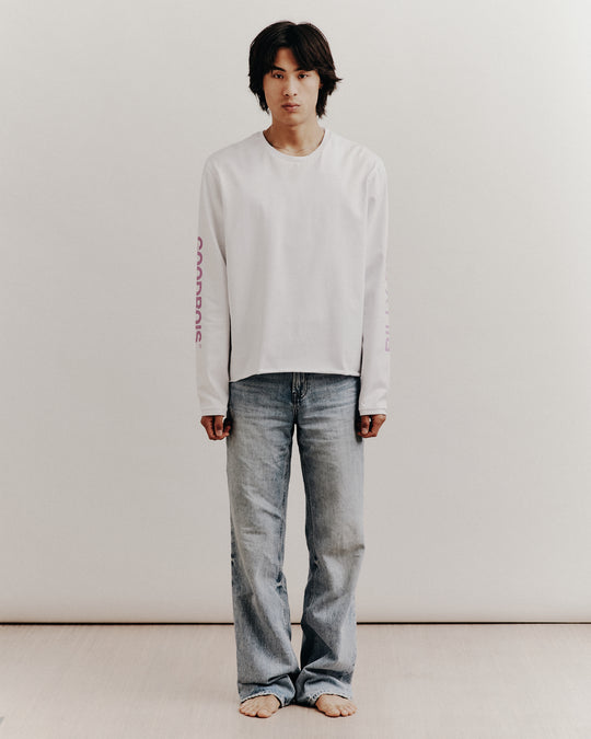 NO LOVE LONGSLEEVE WHITE
