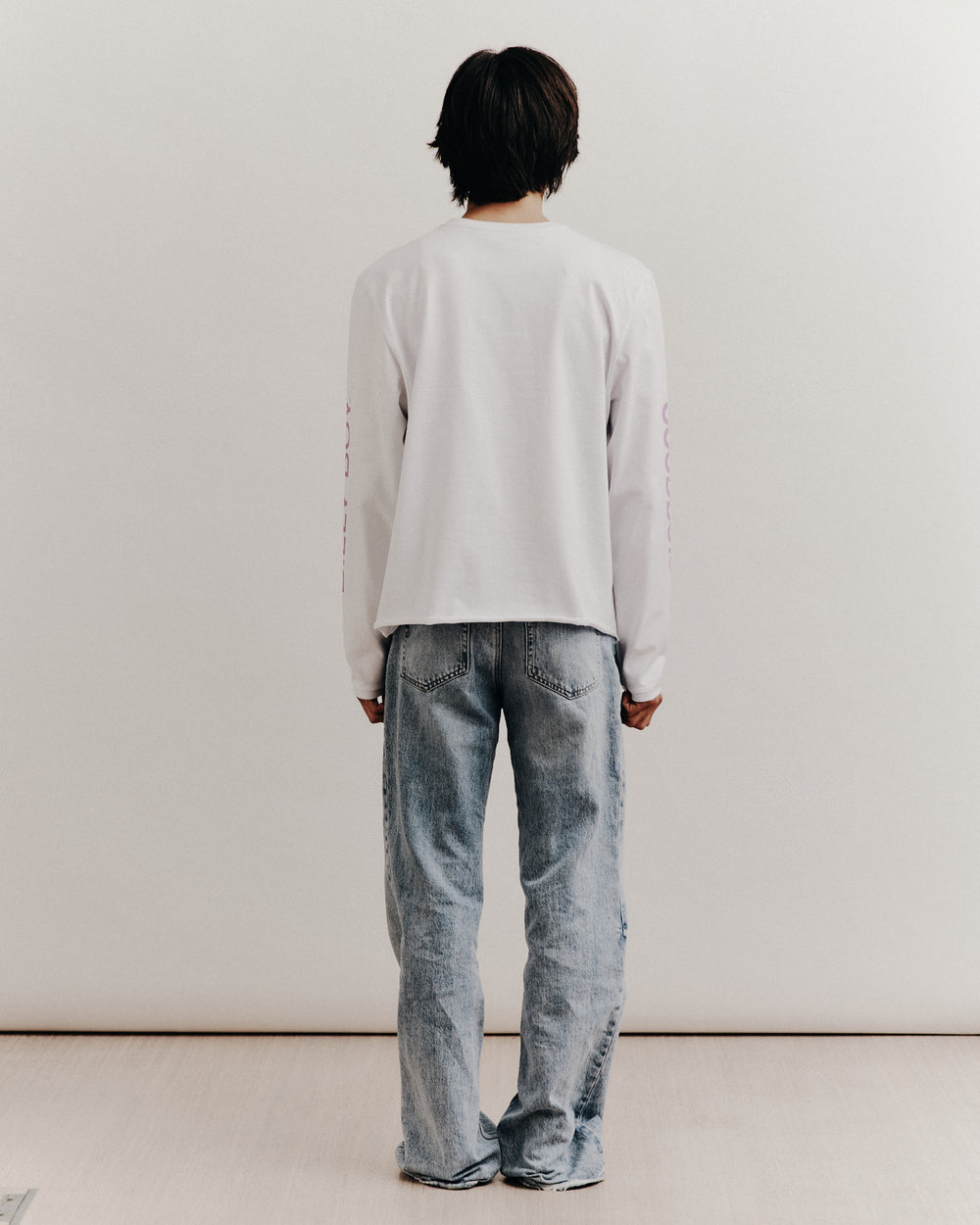 NO LOVE LONGSLEEVE WHITE