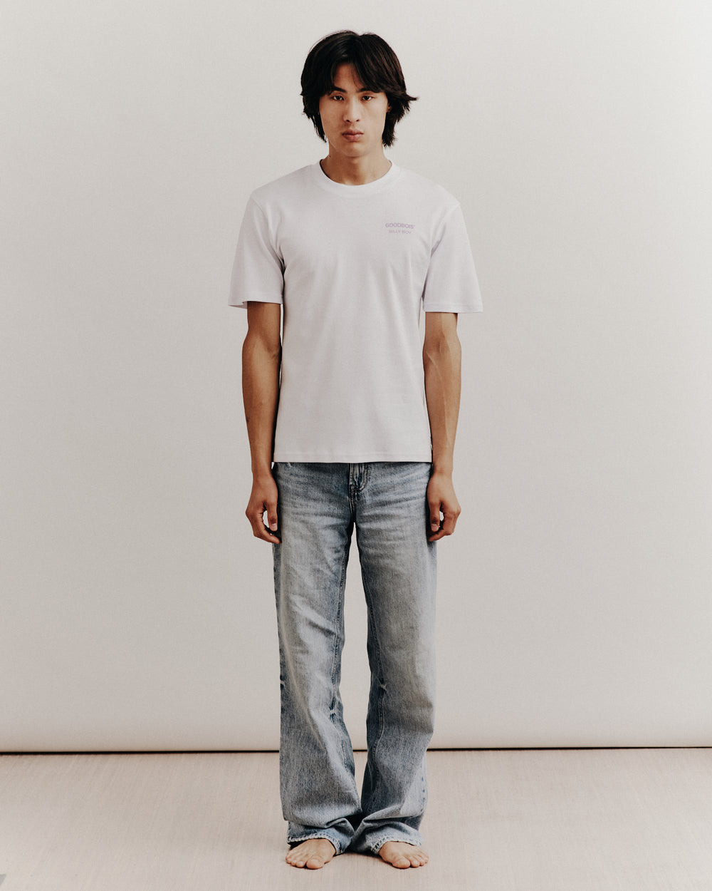 BOYFRIEND FITTED T-SHIRT WHITE