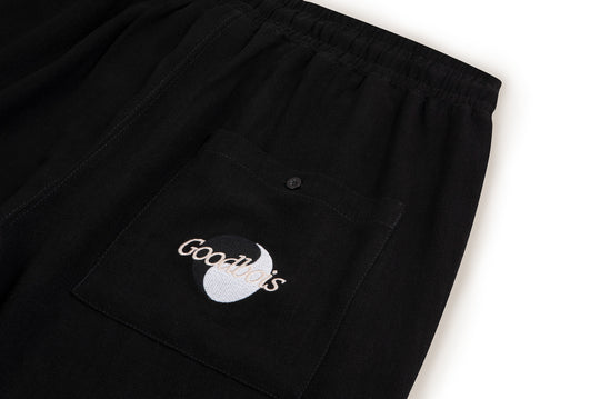 YINYANG BEACHSHORTS BLK