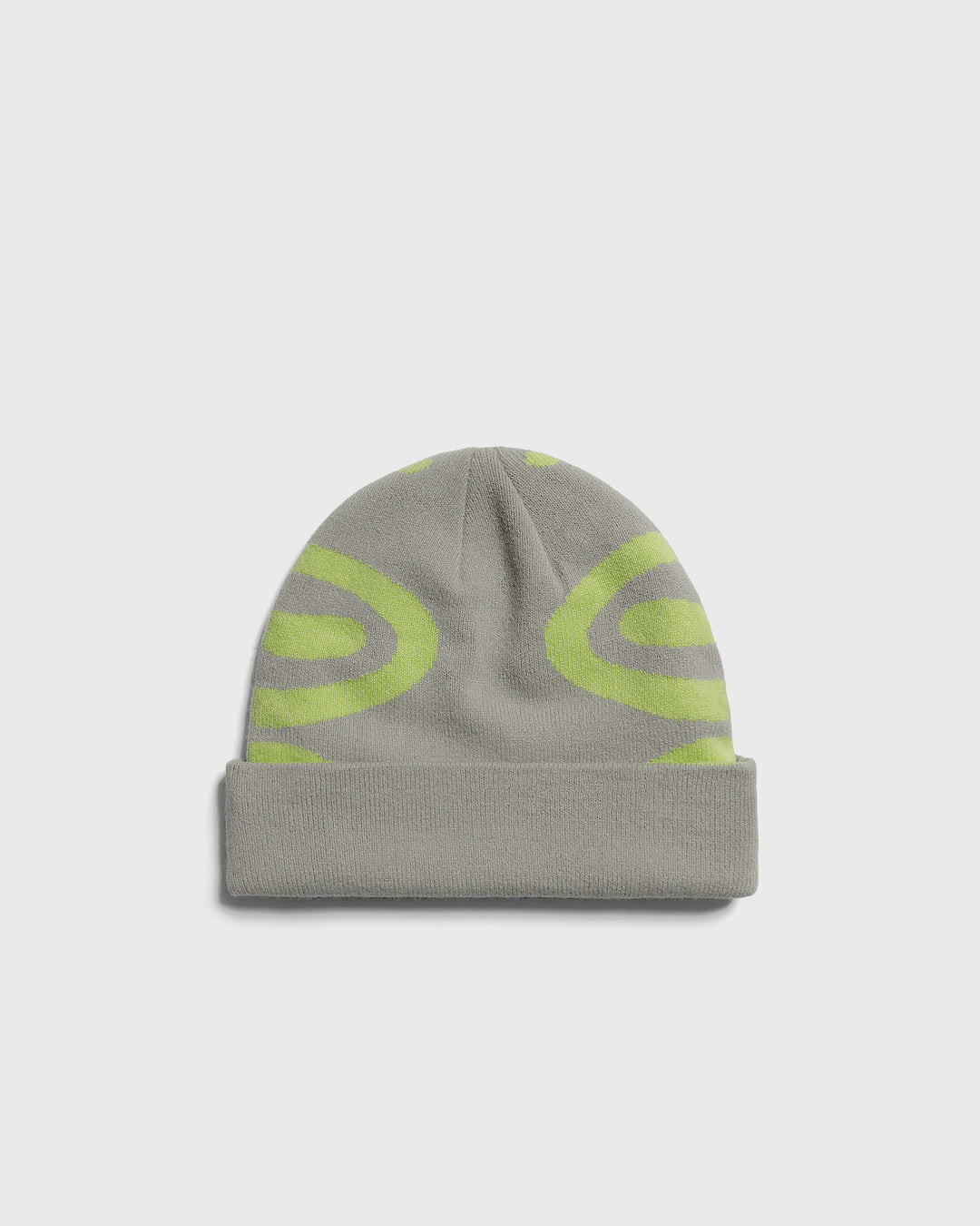CODE KNIT BEANIE GREY/GREEN