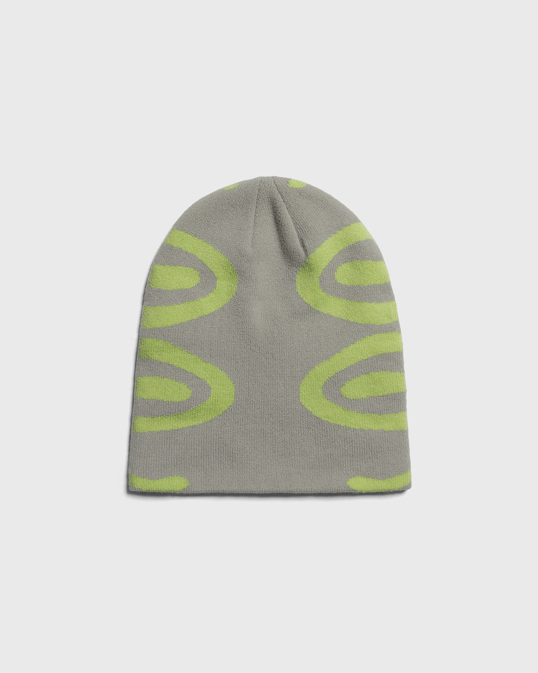 CODE KNIT BEANIE GREY/GREEN