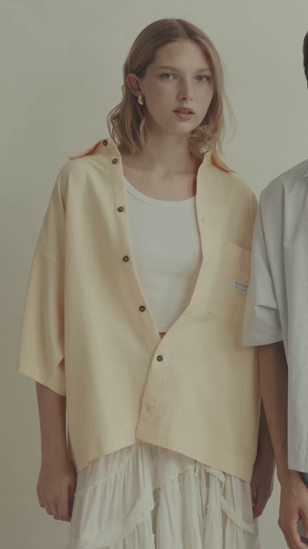 HONEY BUTTON SHIRT YELLOW
