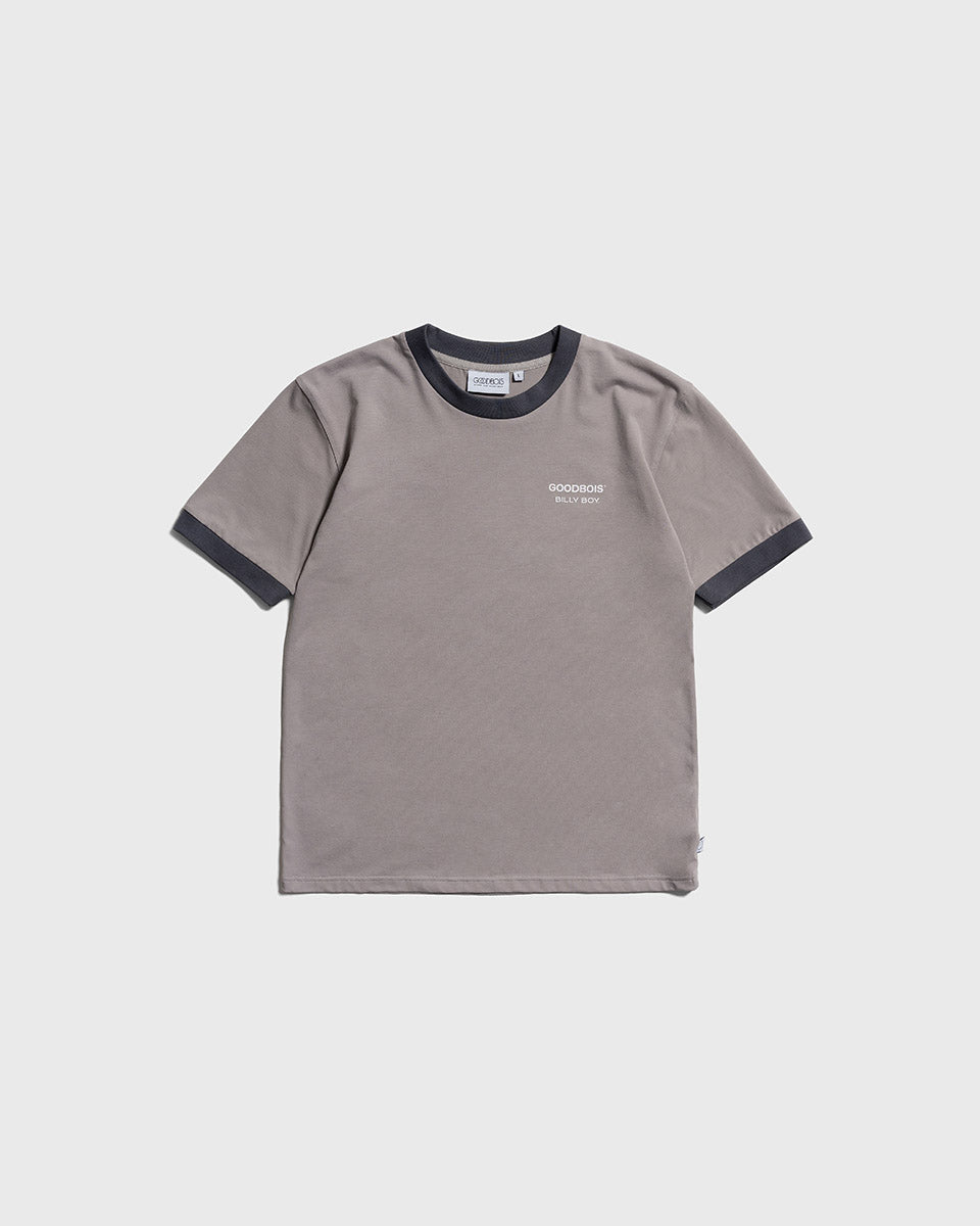 BOYFRIEND FITTED T-SHIRT GREY - SHIPPING 14.07.26