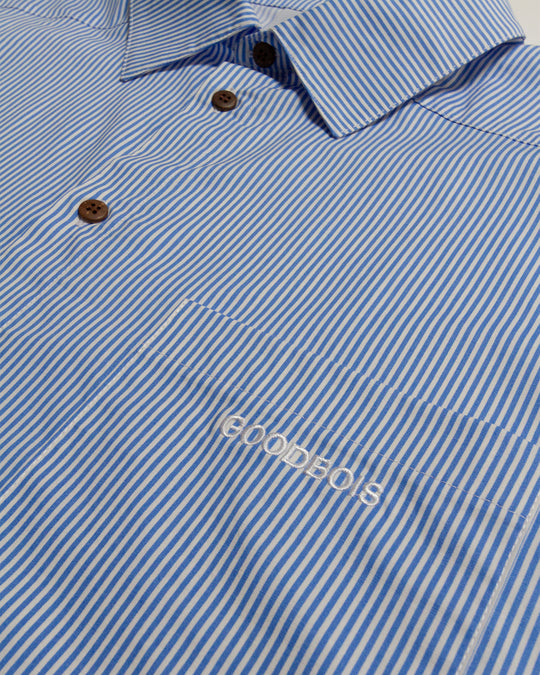 WALLSTREET BUTTON SHIRT LIGHT BLUE