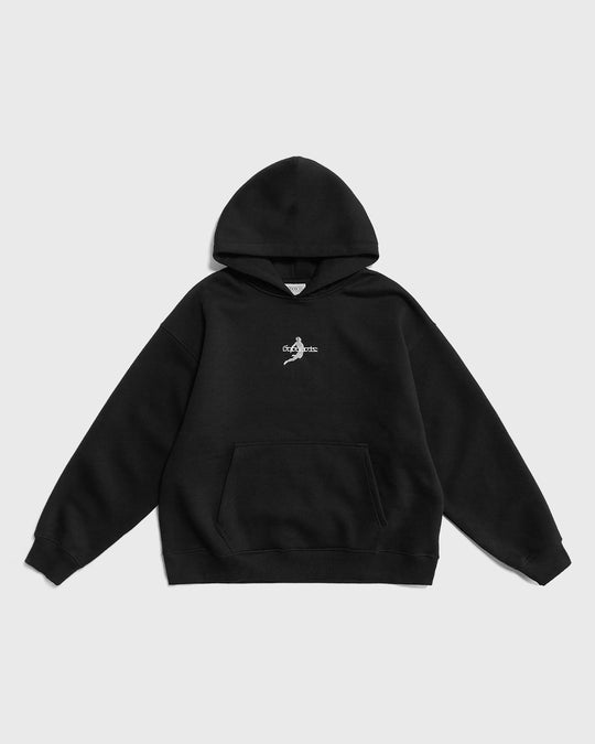 WORLD HOODY BLACK